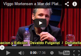 Viggo Mortensen a Mar del Plata per presentare Jauja di Lisandro Alonso