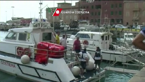 I tra naufraghi in salvo al Porto di Anzio