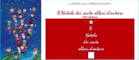 Immagini Natalizie Unicef.Il Natale Dei 100 Alberi D Autore Di Sergio Valente Con Unicef Italia Per Le Bambine Del Niger
