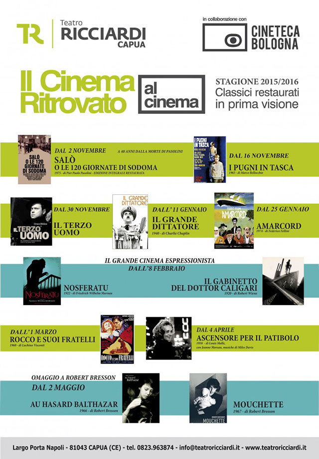 Cinema Ricciardi Inverno2015Stagione