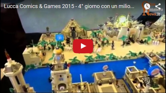 Lucca Comics & Games 2015 - 4° giorno con un milione di mattoncini LEGO nell'Area Junior