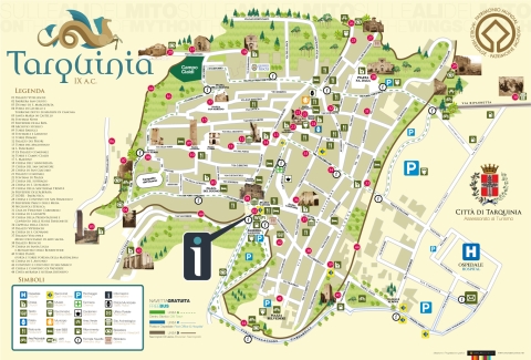 Mappa Tarquinia-Centro Storico