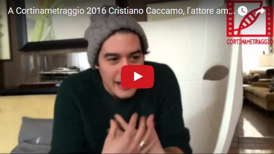 A Cortinametraggio 2016 Cristiano Caccamo lattore amato dal pubblico femminile