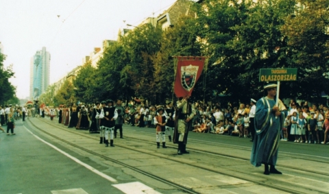 Il Festival Carnevale di Debrecen in Ungheria di tanti anni fa Corteo Storico del Borgo dellArgento