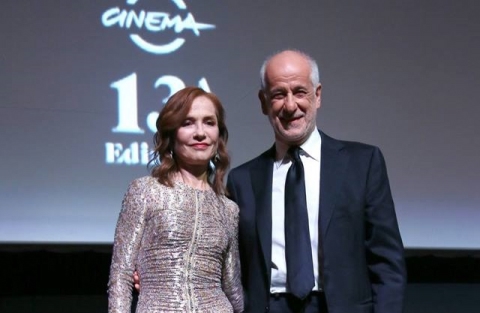 Isabelle Huppert e Toni Servilli a RomaFF13