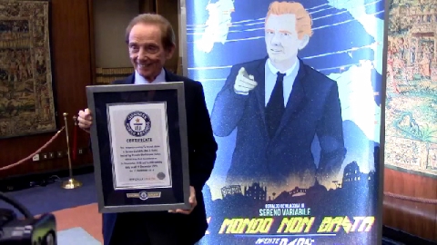Osvaldo Bevilacqua Sereno Variabile Guinness World Records