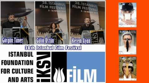  Görgün Taner, Kerem Ayan, Gülin Üstün e il 38 Istanbul Film Festival 