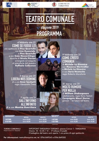 Teatro Comunale Tarquinia - Programma