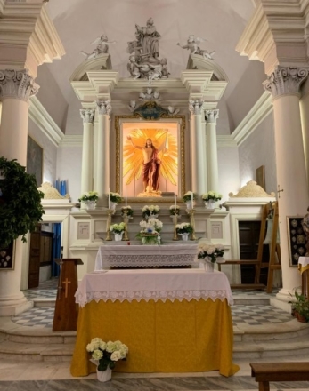 La Chiesa di San Giuseppe a Tarquinia e la Statua del Cristo Risorto